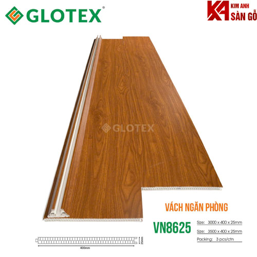 Vách Ngăn Nhựa 2 Mặt Glotex VN-8625